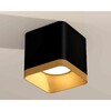 Миниатюра фото комплект накладного светильника ambrella light techno spot xs7806004 sbk/sgd черный песок/золото песок (c7806, n7704) | 220svet.ru