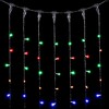 Миниатюра фото гирлянда занавес 2 x 2 м разноцветный 220в, 400 led, провод черный пвх, ip54 ltc pcl402-11-2m | 220svet.ru