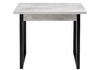 Миниатюра фото стол деревянный форли бетон / черный матовый | 220svet.ru