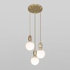 Миниатюра фото подвесной светильник eurosvet bubble 50151/3 золото | 220svet.ru