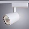 Миниатюра фото трековый однофазный светильник arte lamp atillo a2324pl-1wh | 220svet.ru