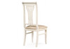 Миниатюра фото стул деревянный woodville roy золото патина тк. к02 бежевая / слоновая кость 671443 | 220svet.ru