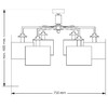 Миниатюра фото потолочная люстра kutek mood artu art-pl-6 (n) | 220svet.ru