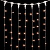 Миниатюра фото гирлянда занавес 1 x 9 м экстра тепло-белый 220в, 900 led, провод прозрачный пвх, ip54 ltc pcl901-10-2eww | 220svet.ru