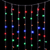 Миниатюра фото гирлянда занавес облегченный 3 x 2 м разноцветный 220в, 600 led, провод прозрачный пвх, ip20 ltc pcl601not-10-2m | 220svet.ru