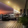 Миниатюра фото накладной светильник эра ol28 wh/bk б0055581 | 220svet.ru