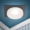 Миниатюра фото светильник встраиваемый декоративный эра dk96 bk под лампу mr16 gu5.3 черный б0055594 | 220svet.ru