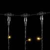 Миниатюра фото гирлянда занавес 2 x 3 м тепло-белый 220в, 600 led, провод черный пвх, ip54 ltc pcl602-11-2ww | 220svet.ru