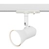 Миниатюра фото трековый светильник однофазный эра taper tr37-gu10 wh б0053303 | 220svet.ru