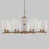 Миниатюра фото подвесная люстра eurosvet caprera 60146/8 латунь | 220svet.ru