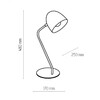 Миниатюра фото настольная лампа tk lighting 5036 black | 220svet.ru
