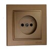 Миниатюра фото розетка 2к mono electric despina 16a 250v винтовое подключение бронза 102-232322-116 | 220svet.ru