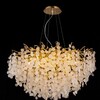 Миниатюра фото подвесная люстра ilamp 7004-d800 gd | 220svet.ru