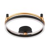 Миниатюра фото потолочный светодиодный светильник crystal lux fernando pl48w led black/gold | 220svet.ru
