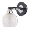 Миниатюра фото бра arte lamp ginevra a1604ap-1bk | 220svet.ru