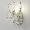 Миниатюра фото настенный светильник crystal lux esmiralda ap2 silver | 220svet.ru