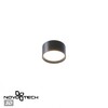 Миниатюра фото накладной светильник светодиодный с переключателем цветовой темперетуры novotech orbis 359597 черный | 220svet.ru