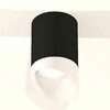 Миниатюра фото комплект накладного светильника ambrella light techno spot xs7422026 sbk/fr черный песок/белый матовый (c7422, n7175) | 220svet.ru