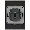 Миниатюра фото розетка эра arktik 16-2105-05 двойная с заземлением 2x2p+e schuko со шторками 16а-250в антрацит б0070458 | 220svet.ru