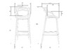 Миниатюра фото набор 2шт стул барный dobrin masters bar lmzl-pp601c-n2_p_gr-04-13302 | 220svet.ru