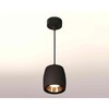 Миниатюра фото комплект подвесного светильника ambrella light techno spot xp1142001 sbk/pyg черный песок/золото желтое полированное (a2302, c1142, n7034) | 220svet.ru