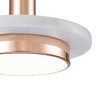 Миниатюра фото подвесной светильник escada 10260/1 led*12w gold/white marble | 220svet.ru