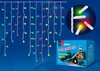 Миниатюра фото светодиодная гирлянда (ul-00002272) uniel бахрома 230v разноцветный uld-b3010-200/twk multi ip67 | 220svet.ru