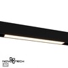 Миниатюра фото трековый светильник с переключателем цветовой темперетуры novotech vector 359936 черный | 220svet.ru