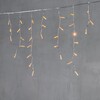 Миниатюра фото гирлянда бахрома с колпачком 3,1 x 0,5 м экстра тепло-белая 220в, 120 led, провод прозрачный пвх, ip65 ltc pil120cap-10-2eww | 220svet.ru
