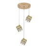 Миниатюра фото подвесная светодиодная люстра indigo 12048/3p gold v000134l | 220svet.ru