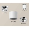 Миниатюра фото комплект накладного светильника ambrella light techno spot xs7401100 swh/psl белый песок/серебро полированное (n7927, c7401, n7003) | 220svet.ru