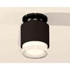Миниатюра фото комплект накладного светильника ambrella light techno spot xs7511065 sbk/pbk/fr черный песок/черный полированный/белый матовый (n7926, c7511, n7160) | 220svet.ru