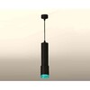 Миниатюра фото комплект подвесного светильника ambrella light techno spot xp7422004 sbk/bl черный песок/голубой (a2302, c6356, a2030, c7422, n7194) | 220svet.ru