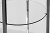 Миниатюра фото стеллаж прозр.стекло/хром garda decor 47ed-00500 | 220svet.ru