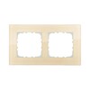 Миниатюра фото рамка lk studio 2-постовая, натуральное стекло (кремовый) lk80 844217-1 | 220svet.ru