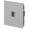 Миниатюра фото розетка эра arktik 16-3114-03 hdmi алюминий б0070506 | 220svet.ru