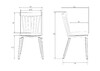 Миниатюра фото набор 2 шт стул обеденный dobrin theo lmzl-pp687-n2_lb-tr_w-02-13358 | 220svet.ru