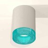 Миниатюра фото комплект накладного светильника ambrella light techno spot xs7423004 sgr/bl серый песок/голубой (c7423, n7194) | 220svet.ru