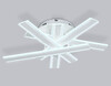 Миниатюра фото настенно-потолочный светодиодный светильник с пультом ambrella light acrylica fa8903 | 220svet.ru