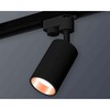 Миниатюра фото комплект трекового светильника ambrella light xt6323024 sbk/ppg черный песок/золото розовое полированное (a2521, c6323, n6114) | 220svet.ru