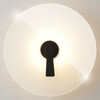 Миниатюра фото бра crystal lux chiaroscuro ap6w led black | 220svet.ru