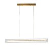 Миниатюра фото подвесной светодиодный светильник indigo dualita 14018/1pl brass v000088l | 220svet.ru