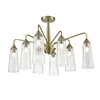 Миниатюра фото потолочная люстра lumion doliana 6584/8c бронза | 220svet.ru