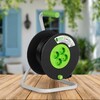 Миниатюра фото удлинитель силовой эра green line kat-3x1-20m greenline на катушке пластик 4 розетки с заземлением 20м пвс 3x1мм2 б0065130 | 220svet.ru