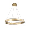 Миниатюра фото подвесной светодиодный светильник indigo treccia 14013/b/1p gold v000069l | 220svet.ru