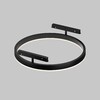 Миниатюра фото трековый магнитный светодиодный светильник maytoni rim tr227-2-24w4k-b | 220svet.ru