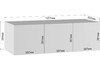 Миниатюра фото антресоль woodville кротос 120 белый 679676 | 220svet.ru