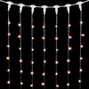Миниатюра фото гирлянда занавес с колпачком 2 x 3 м экстра тепло-белый 220в, 600 led, провод прозрачный пвх, ip65 ltc pcl602cap-10-2eww | 220svet.ru