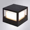 Миниатюра фото уличный настенный светодиодный светильник arte lamp ulysses a8712al-1bk | 220svet.ru