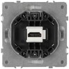 Миниатюра фото розетка эра galaxy 15-3114-01 hdmi ip20 белый б0070794 | 220svet.ru